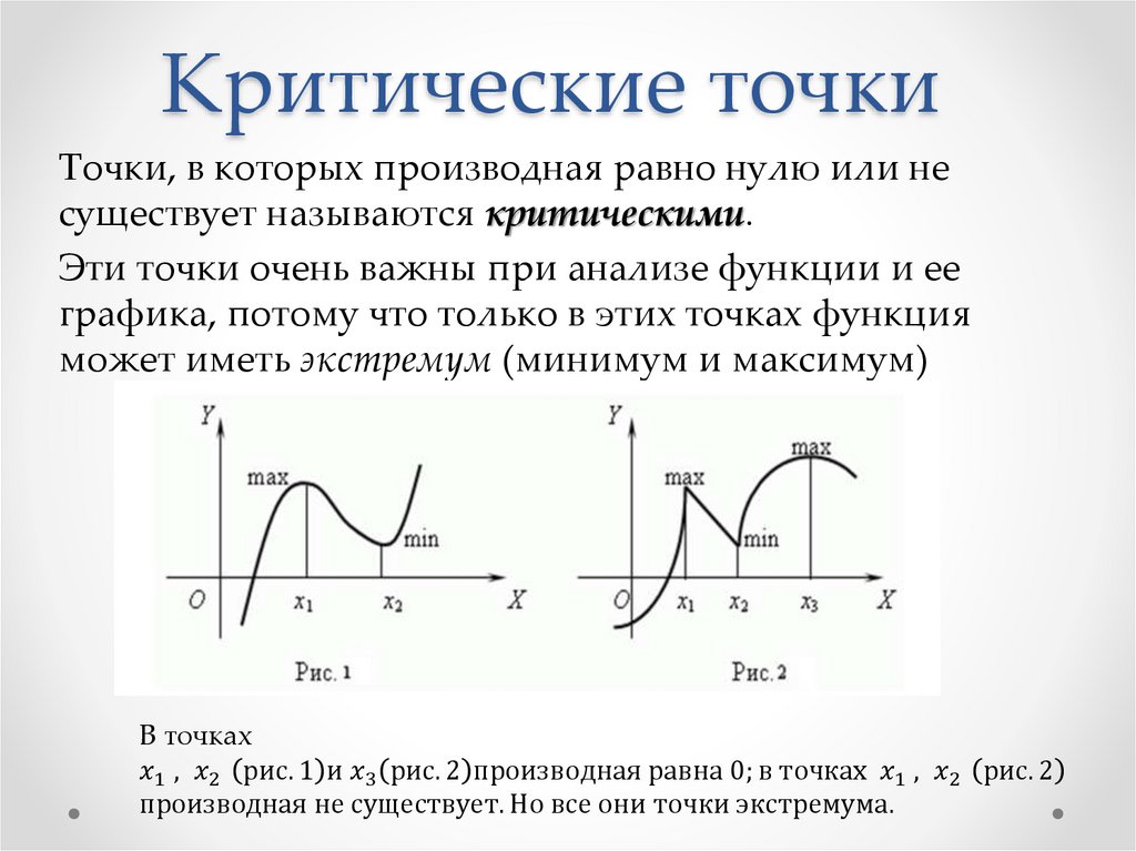 Критические точки