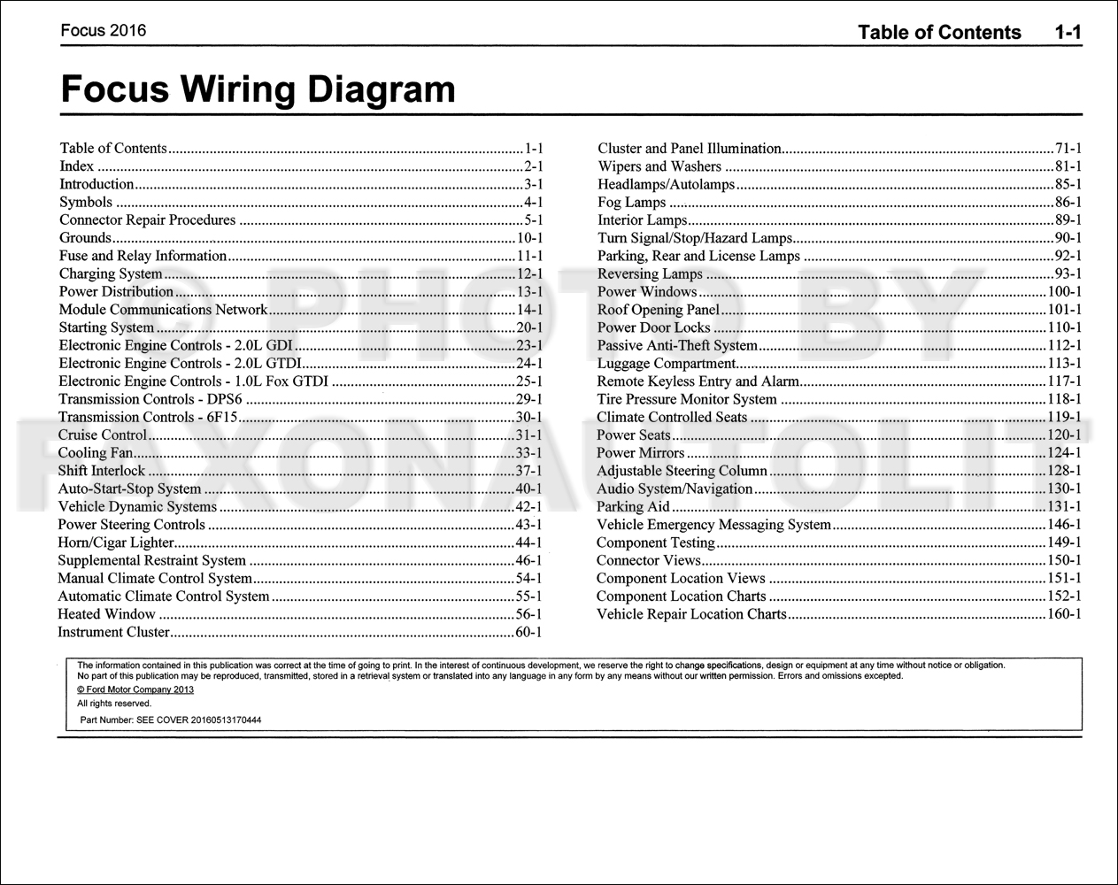 2012 Ford Focus Wiring Diagram Pdf Images - Faceitsalon.com