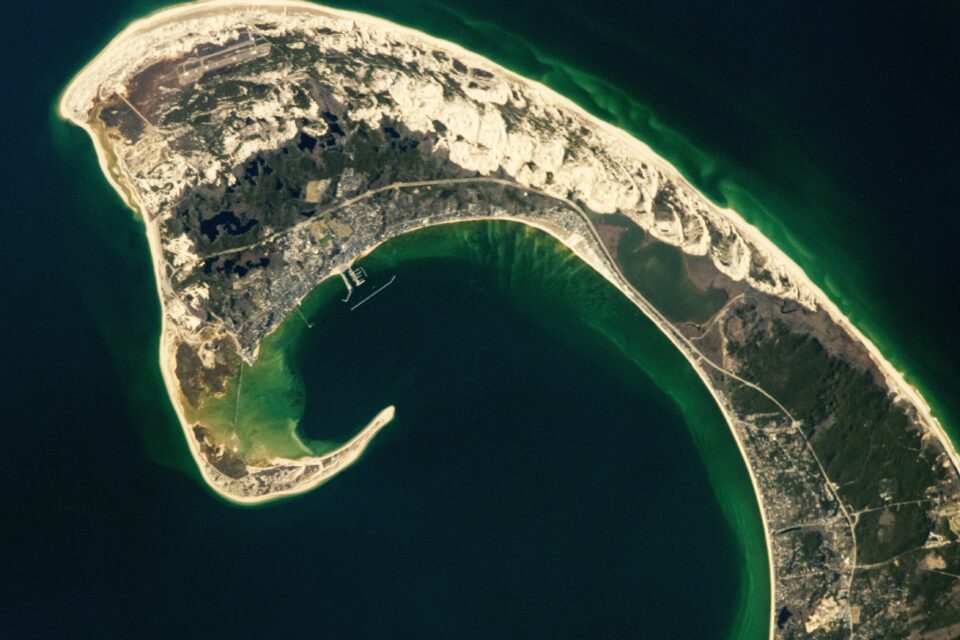 Today's Image of the Day from NASA Earth Observatory features an astronaut photograph of the Cape Cod peninsula