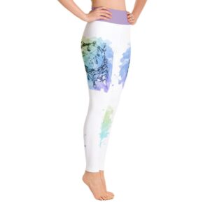 Purple Hip & Bohemian Dream Catcher Yoga Pants Leggings - Chakra Galaxy