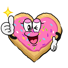 Thumbs up Heart Cookie