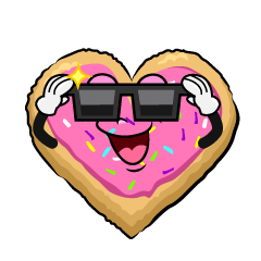 Cool Heart Cookie