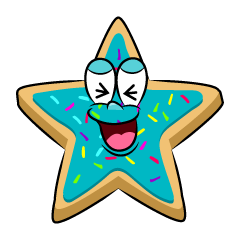 Laughing Star Cookie