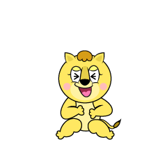 Laughing Lila Lion