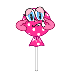 Sad Candy Lollipop