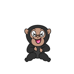 Laughing Chimpanzee