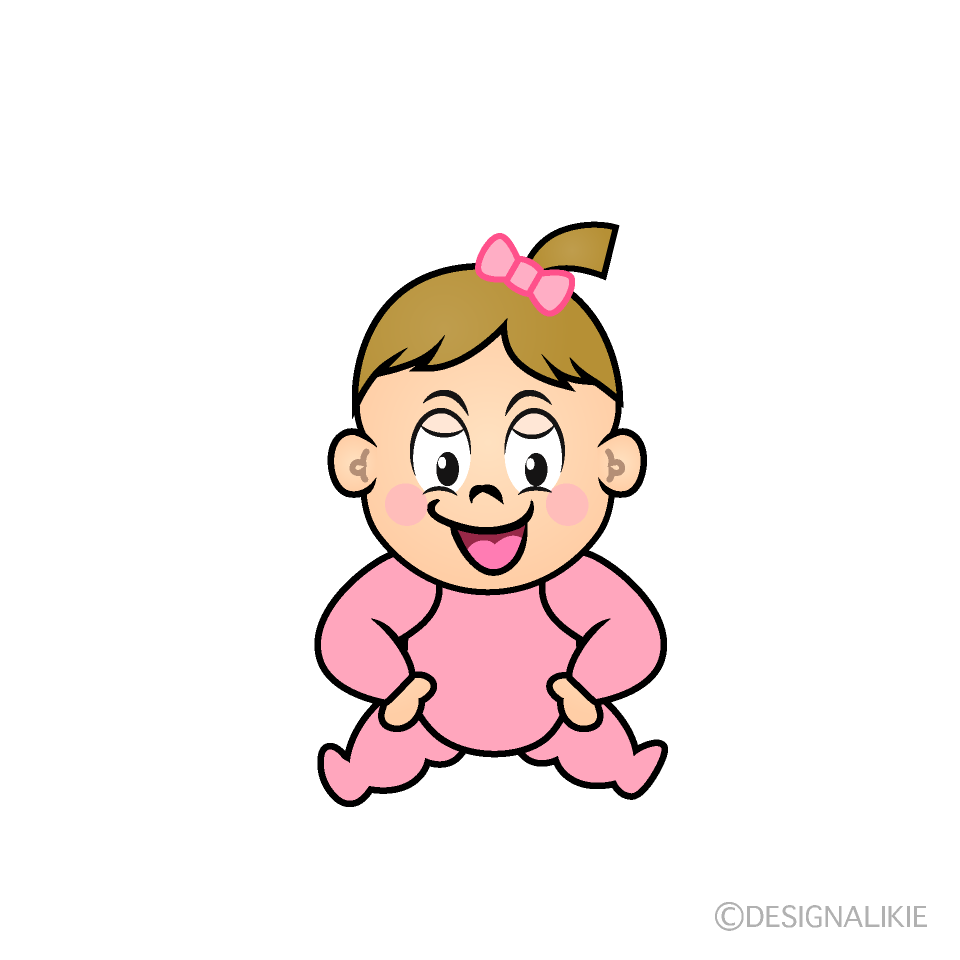 Baby Girl Clipart Sleeping