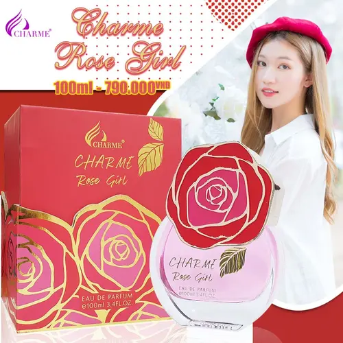 Nước Hoa Nữ Charme Rose Girl 100ml