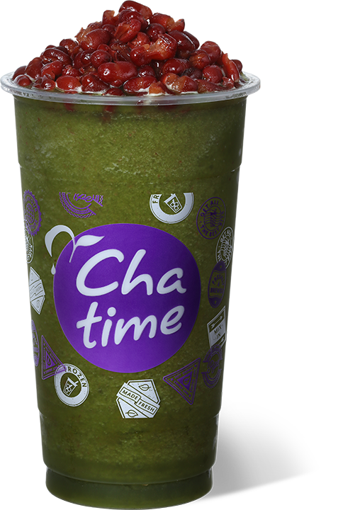 2021-Matcha Red Bean Smoothie