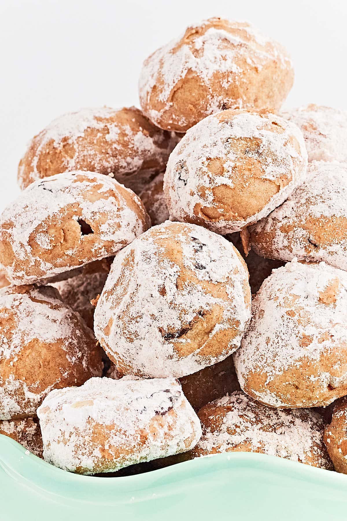 A plate of Butterball Cookies.