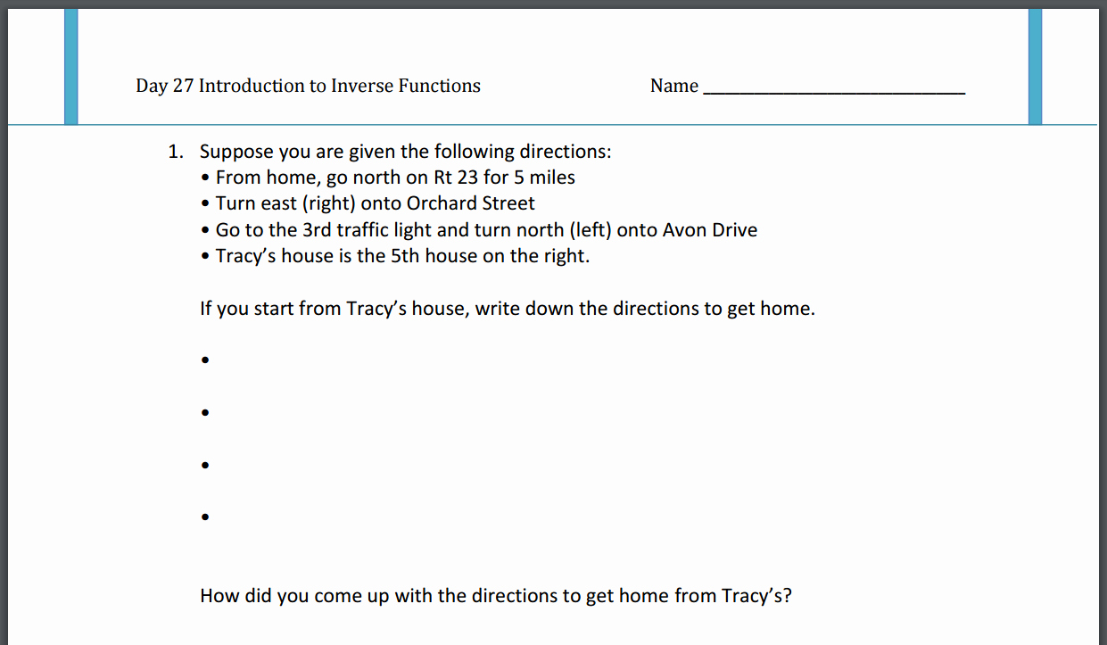 Inverse Functions Worksheet with Answers Awesome Algebra 2 Inverse Functions Worksheet Answers