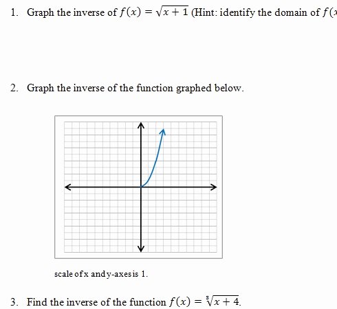 Inverse Functions Worksheet with Answers Elegant Inverse Functions Worksheet and Answer Key Free 25