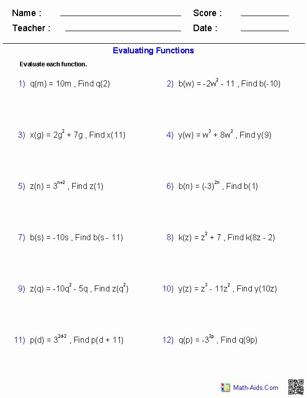 Inverse Functions Worksheet with Answers Fresh Inverse Function Worksheet