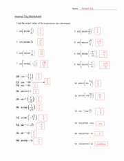 Inverse Functions Worksheet with Answers Inspirational Maria Carrillo High Course Hero