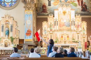 Old Polonia Wicker Park Walking Tour Holy Trinity Polish Catholic Church interior