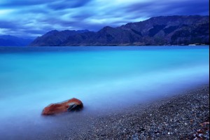 Out on Lake Hawea