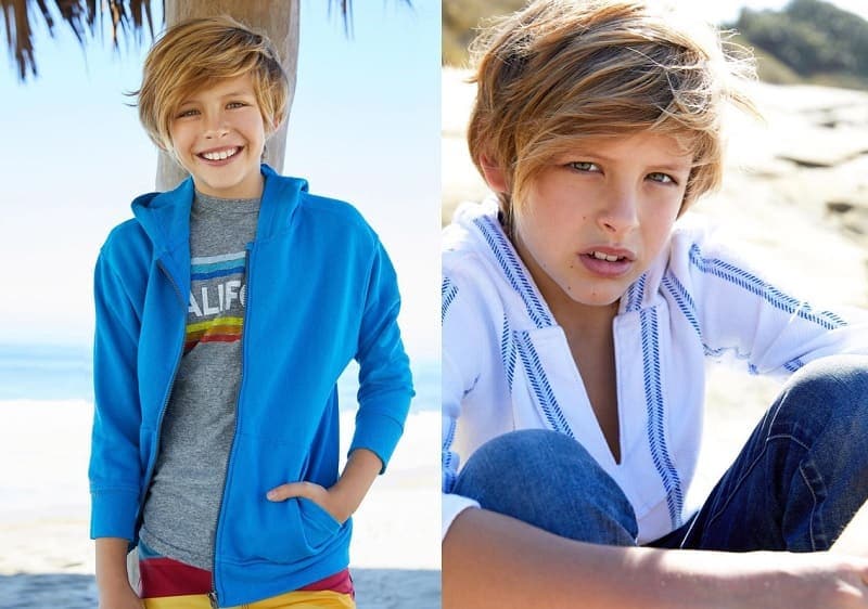 medium blonde hairstyles for boys