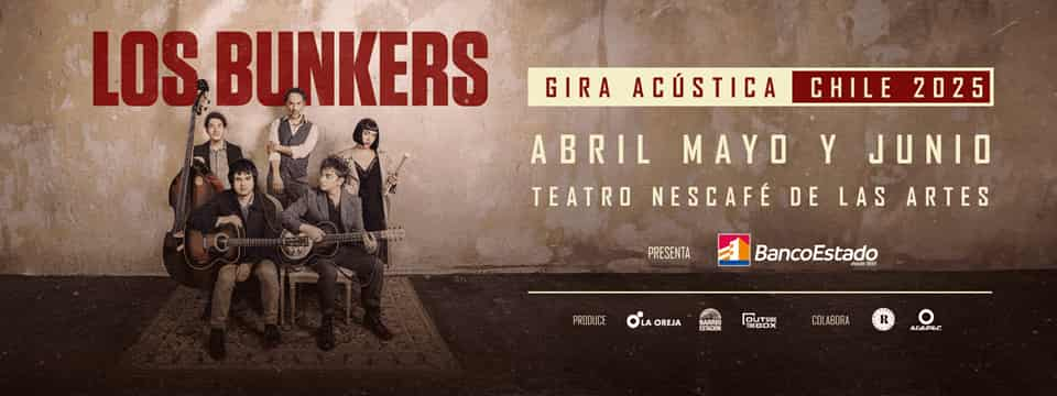 Los Bunkers en Chile 2025