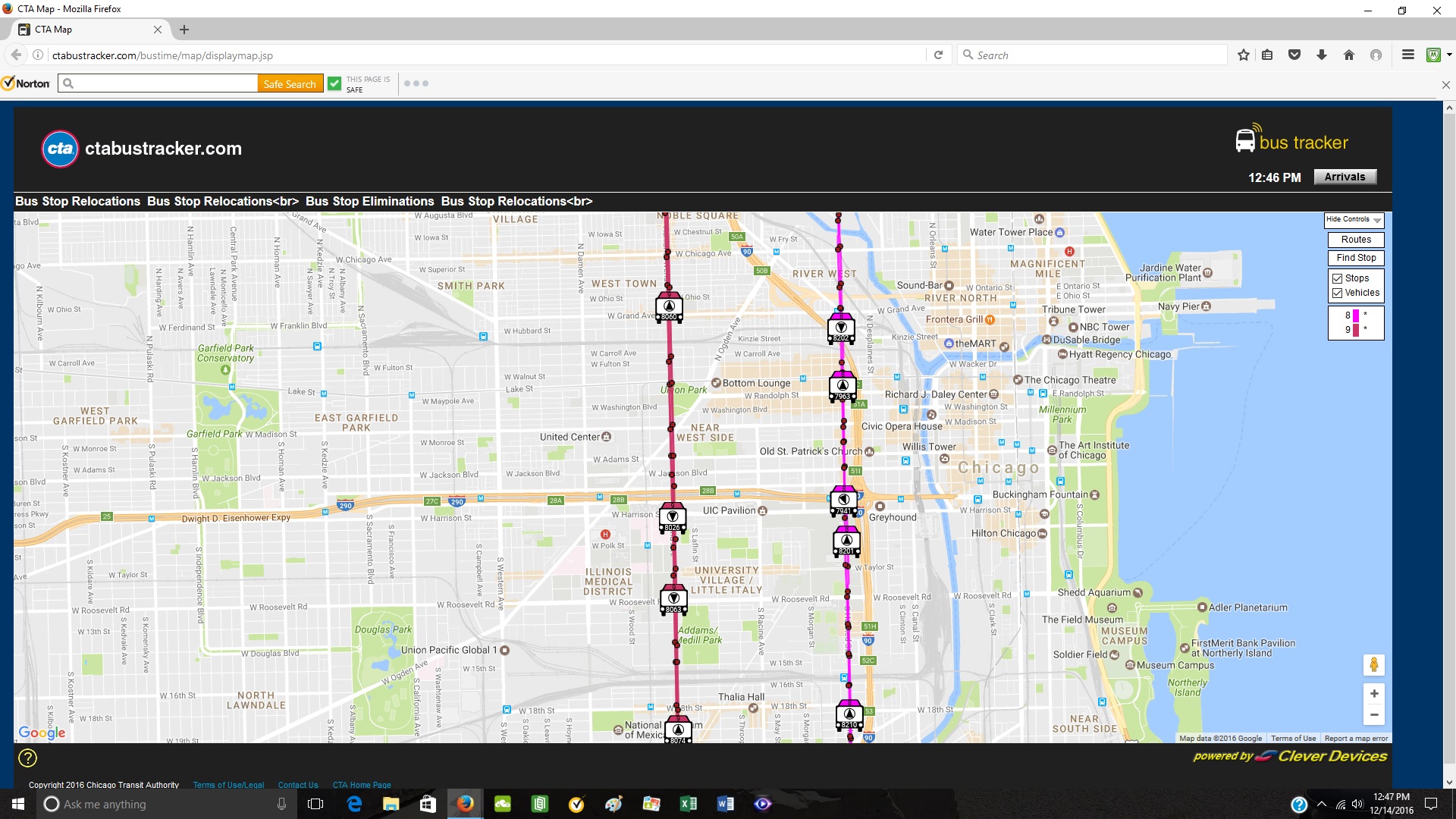 Cta Bus Route Map - World Map