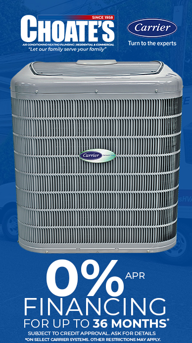 choate's carrier hvac financing offer