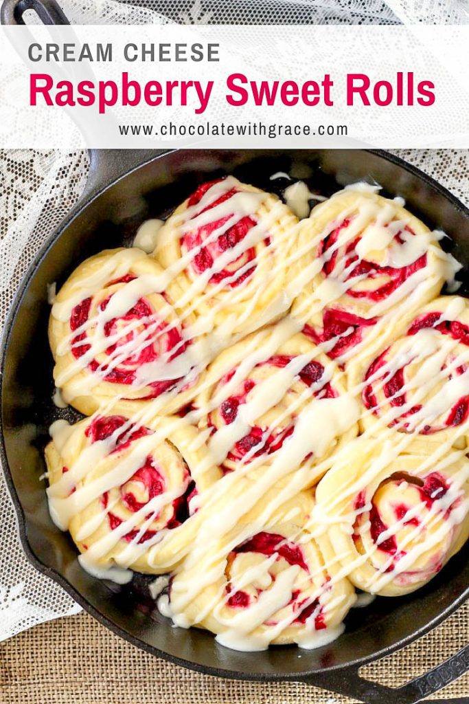 Raspberry Cream Cheese Sweet Rolls