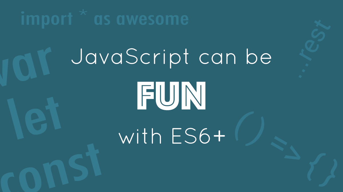 ES6 Crash Course