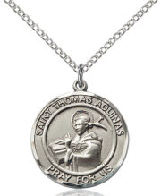 st thomas aquinas round medal