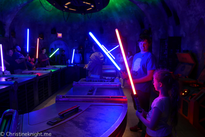 Savi's Workshop Lightsabers, Galaxy's Edge, Disneyland California