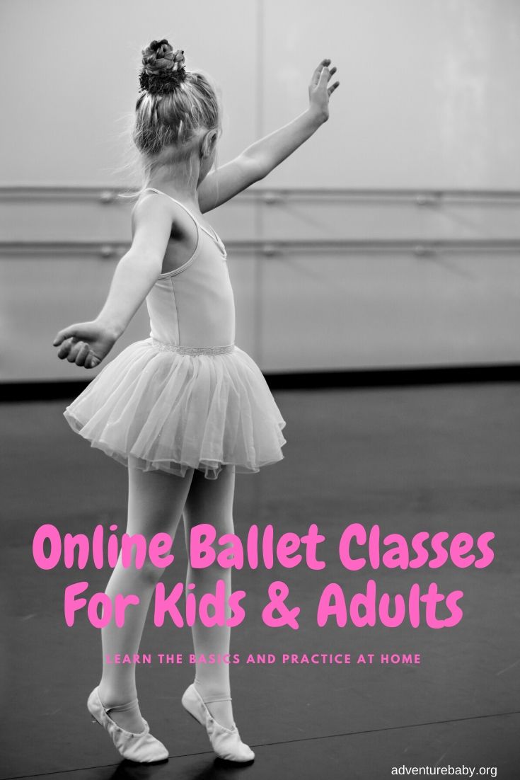 Online ballet classes for kids and adults