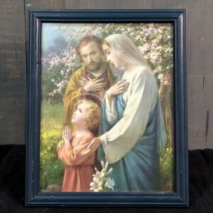 Idealised Italian Picture of The Holy Family from St Joseph's Convent East Molesey