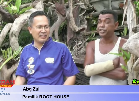 abang zul owner root house langkawi. Screenshot from the video