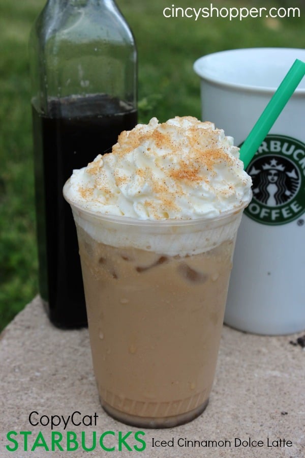 CopyCat Starbucks Iced Cinnamon Dolce Latte Recipe