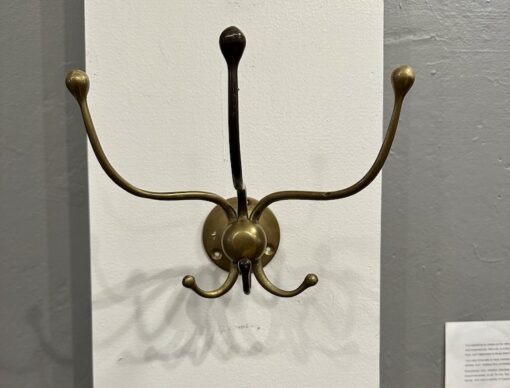 Antique Brass Wall Mount Coat Hanger