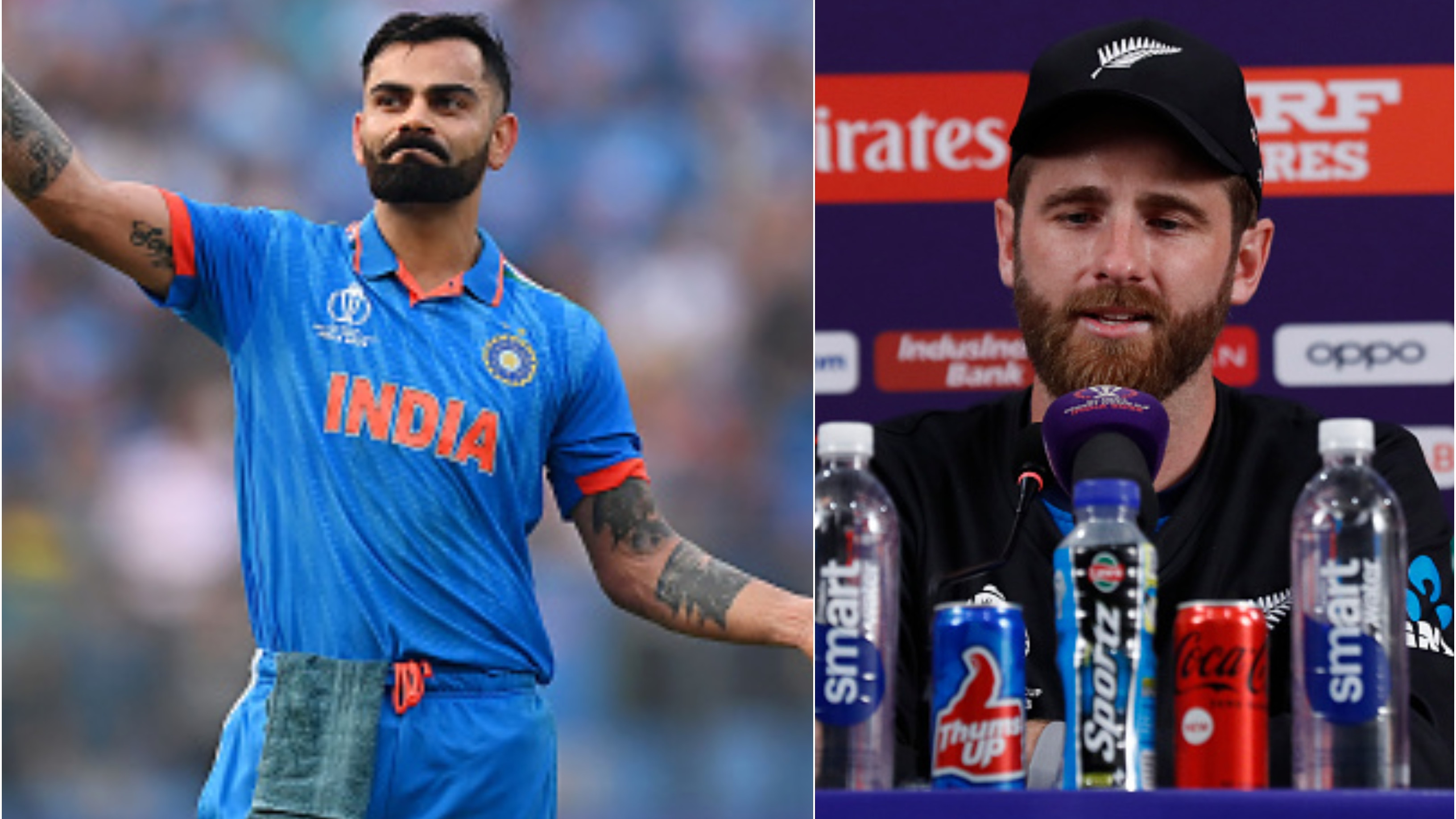 CWC 2023: “He's the best,” Kane Williamson heaps praise on Virat Kohli for breaching 50 ODI centuries mark