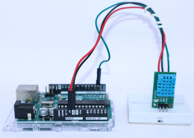 Interfacing DHT11 Sensor With Arduino