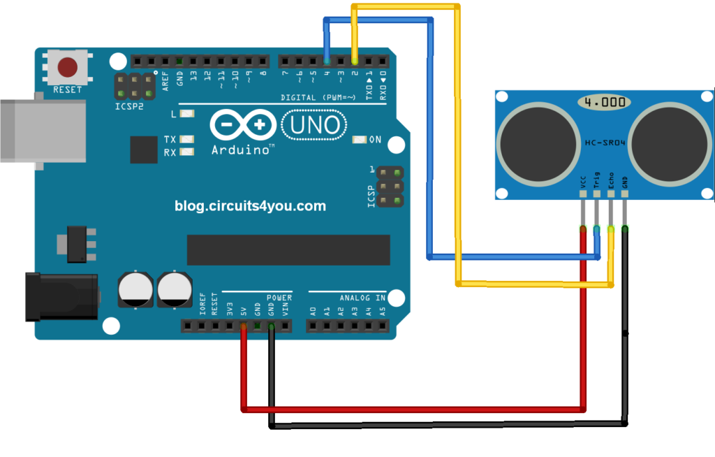 Connect Ultrasonic Sensor To Arduino Uno