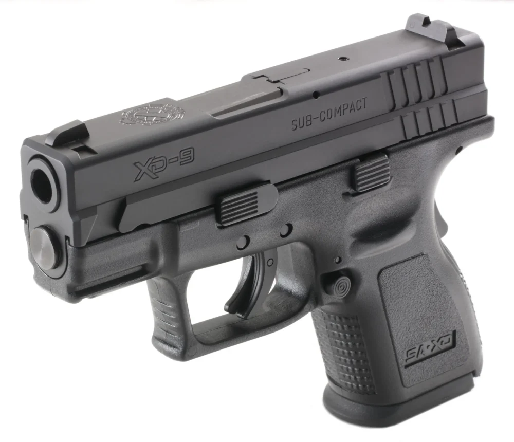 Springfield Armory XD-9, 3" Sub-Compact 9mm Pistol, Black (XD9801)