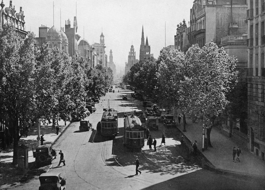 Eastern entrance to Collins Street