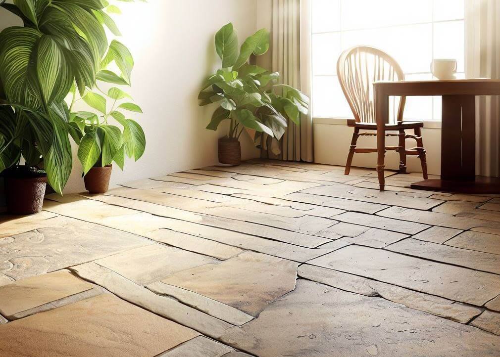 Flagstone Flooring - Building Construction