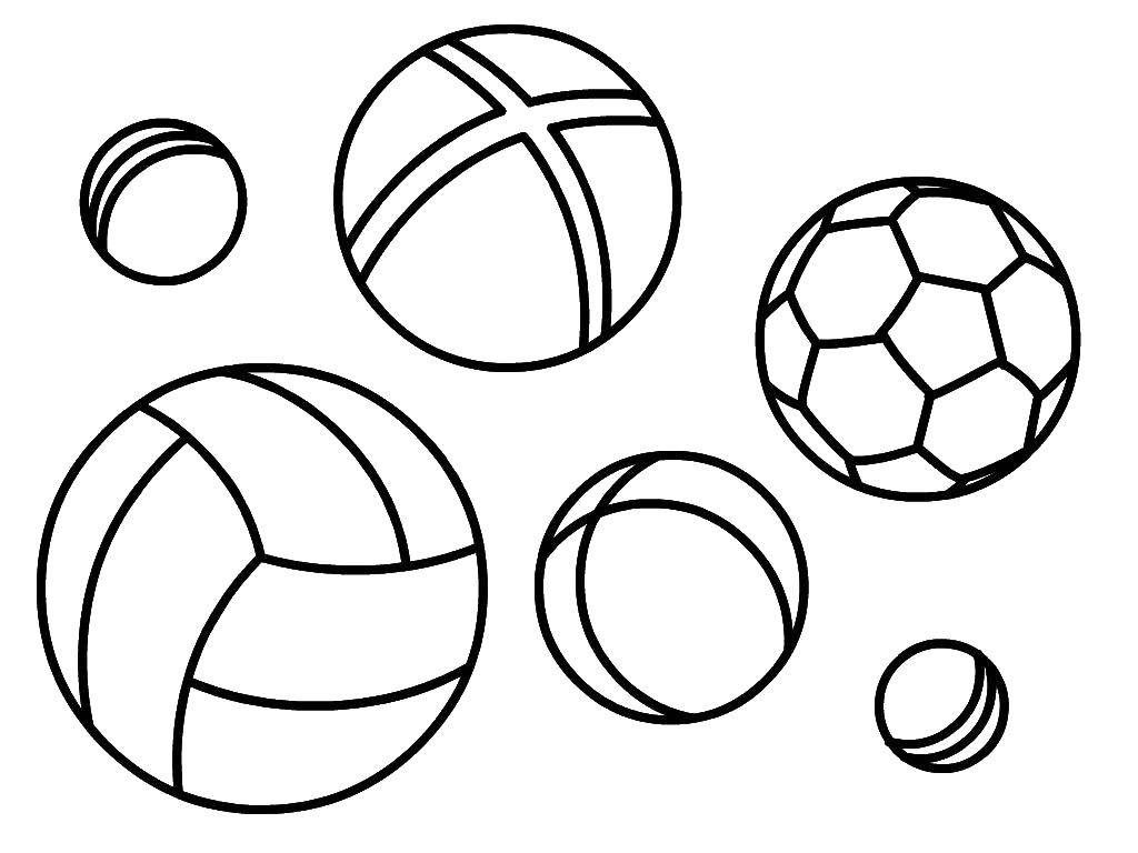 Sports Balls Coloring Pages Coloring Pages