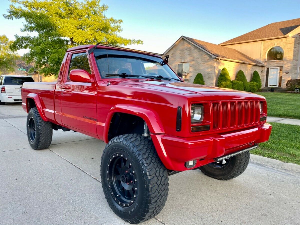 BEAUTIFUL 1989 JEEP COMANCHE 4.0L H.O 4X4 LIFTED CUSTOM RUST FREE - NO ...