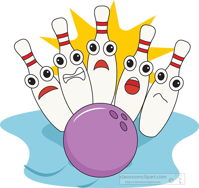 Bowling Clipart-cartoon Style Bowling Pins, 46% OFF | rbk.bm