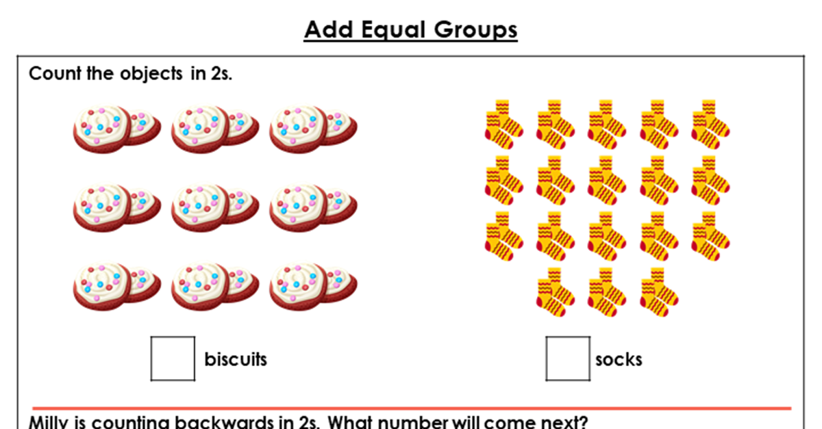 Year 1 Add Equal Groups Lesson – Classroom Secrets | Classroom Secrets