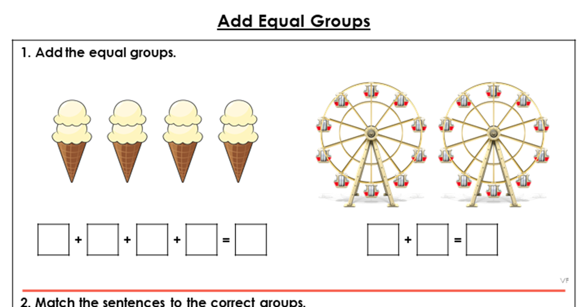 Year 1 Add Equal Groups Lesson – Classroom Secrets | Classroom Secrets