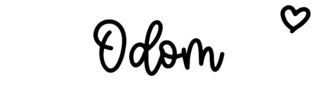 About the baby name Odom, at Click Baby Names.com