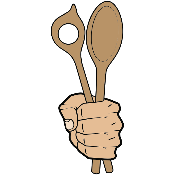 Kitchen utensils | Free clip art, Clip art, Silhouette clip art - Clip ...