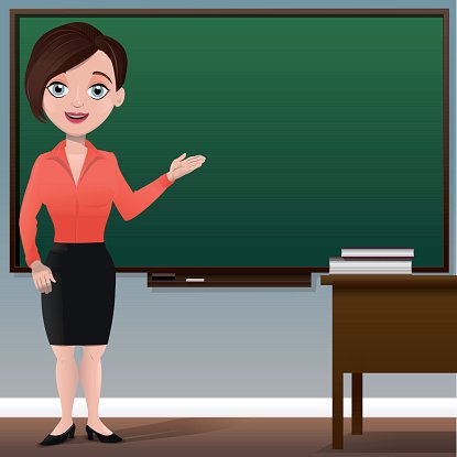 Cute Woman Teacher Royalty Free SVG, Cliparts, Vectors, And Stock ...