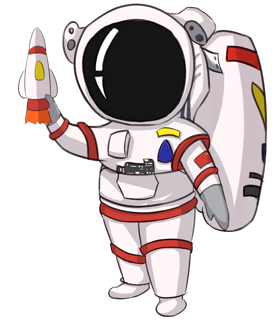 astronauts vector - Clip Art Library