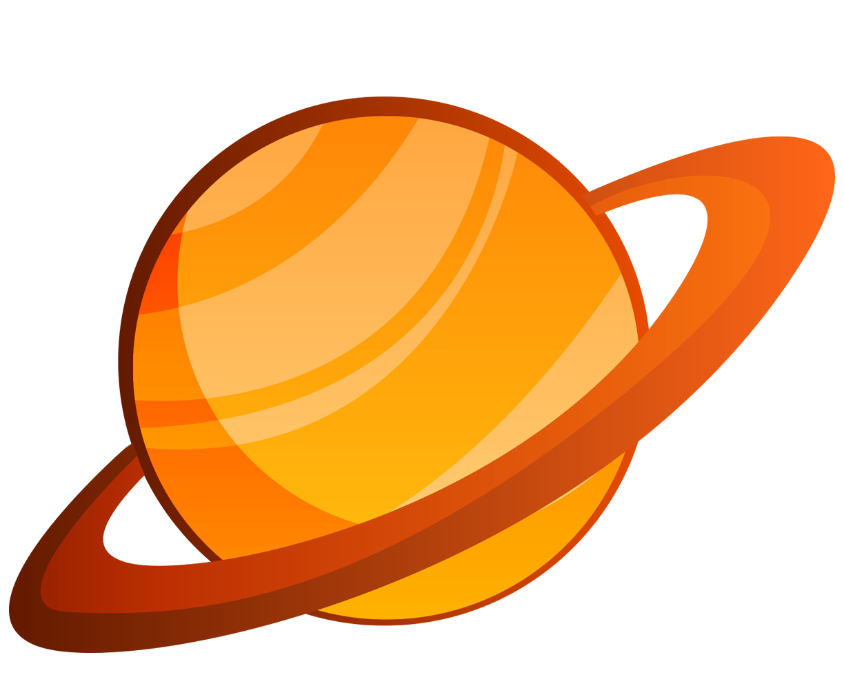 Premium Vector | Stylized planet saturn isolated cartoon vector - Clip ...