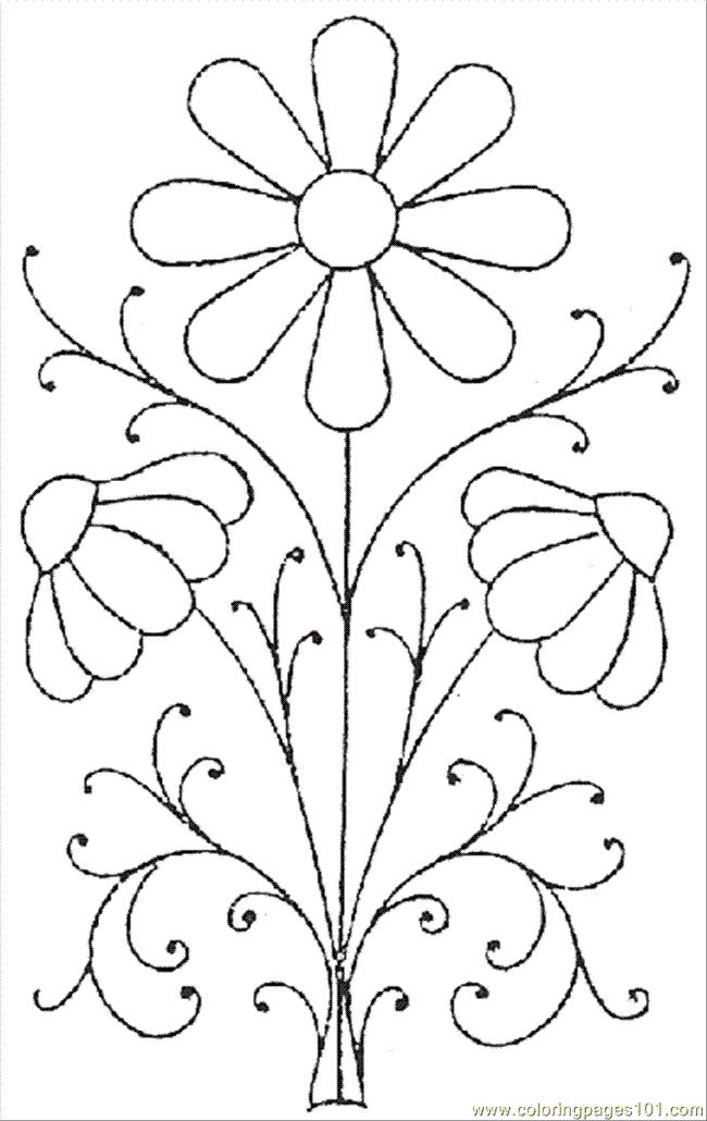 Flower Template Printable Stencil